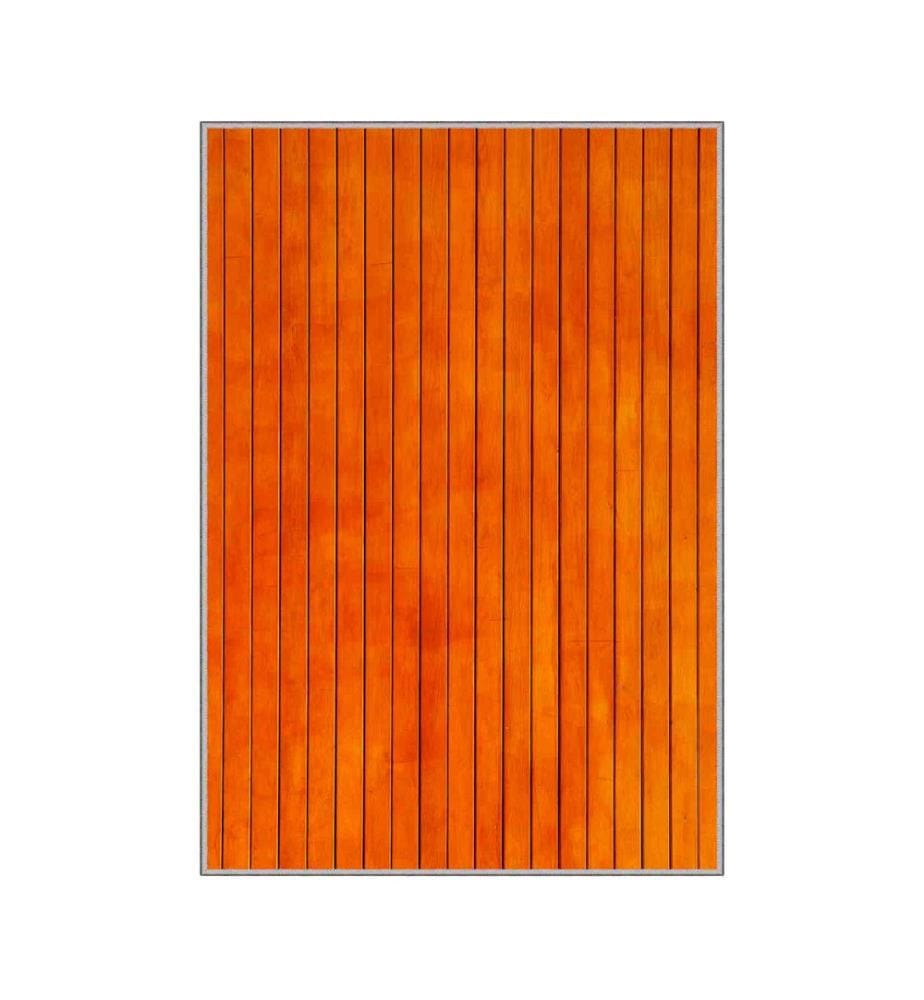 Teppich, Orange, Schwarz, 100% Polyester, 80 x 300 cm