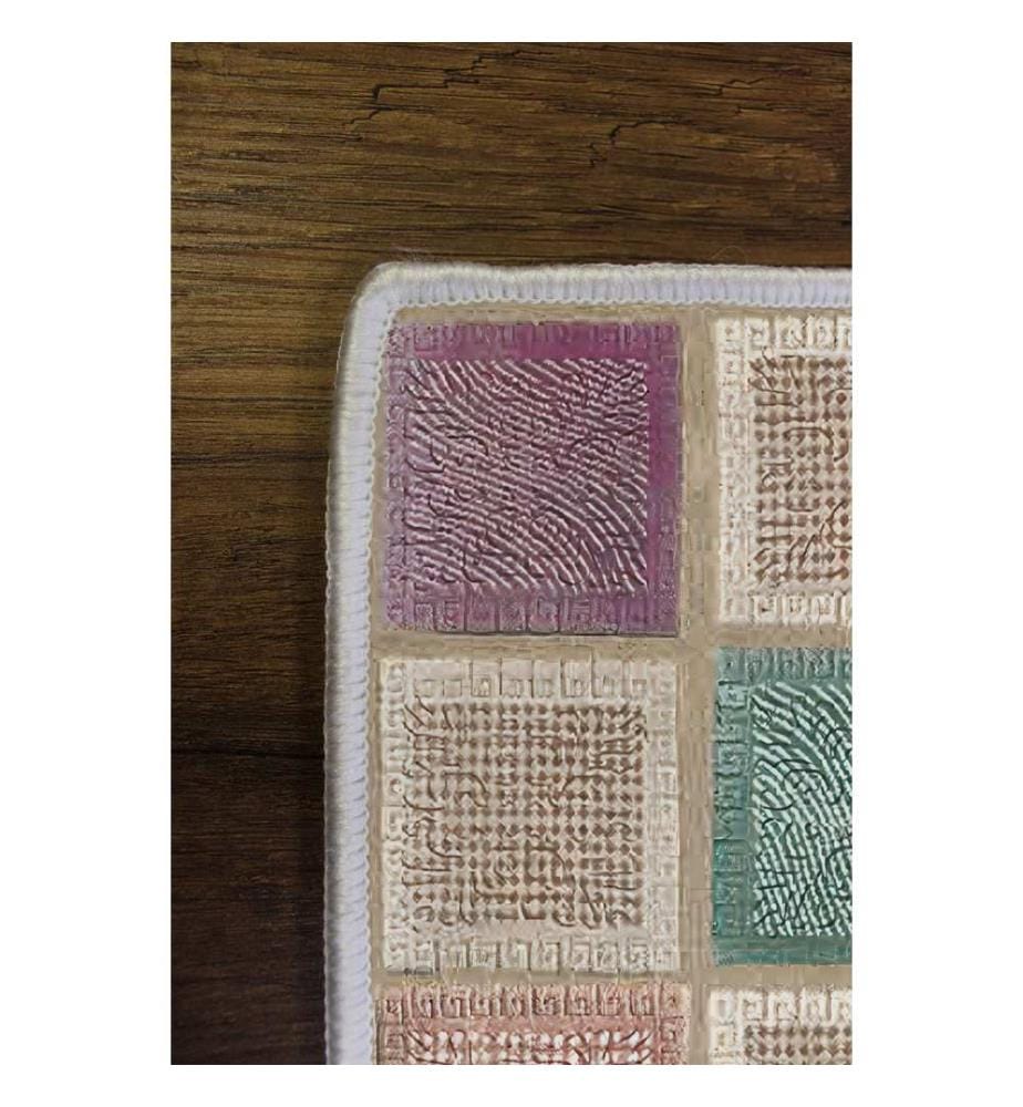 Teppich, Mehrfarbig, 100% Polyester, 50 x 80 cm
