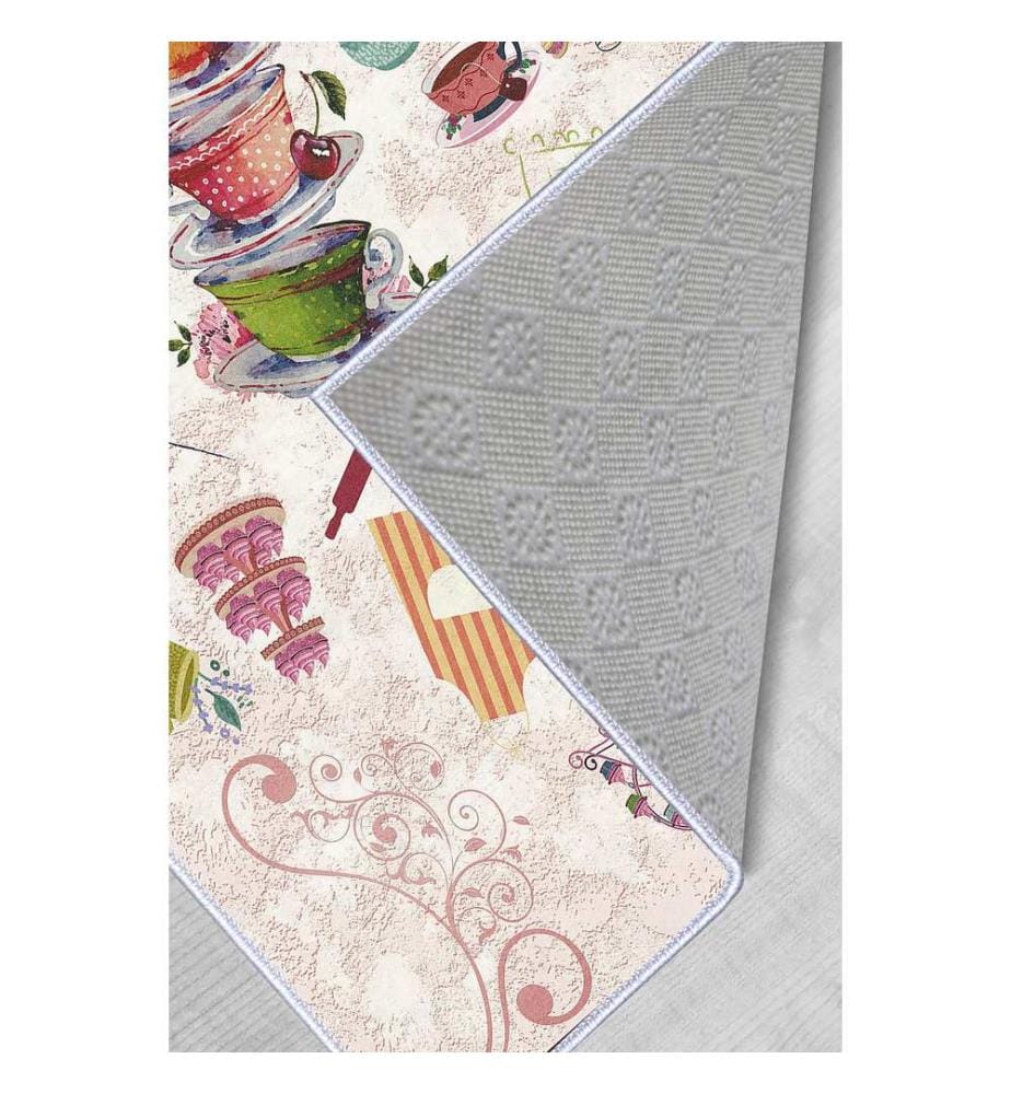 Teppich, Mehrfarbig, 100% Polyester, 50 x 80 cm