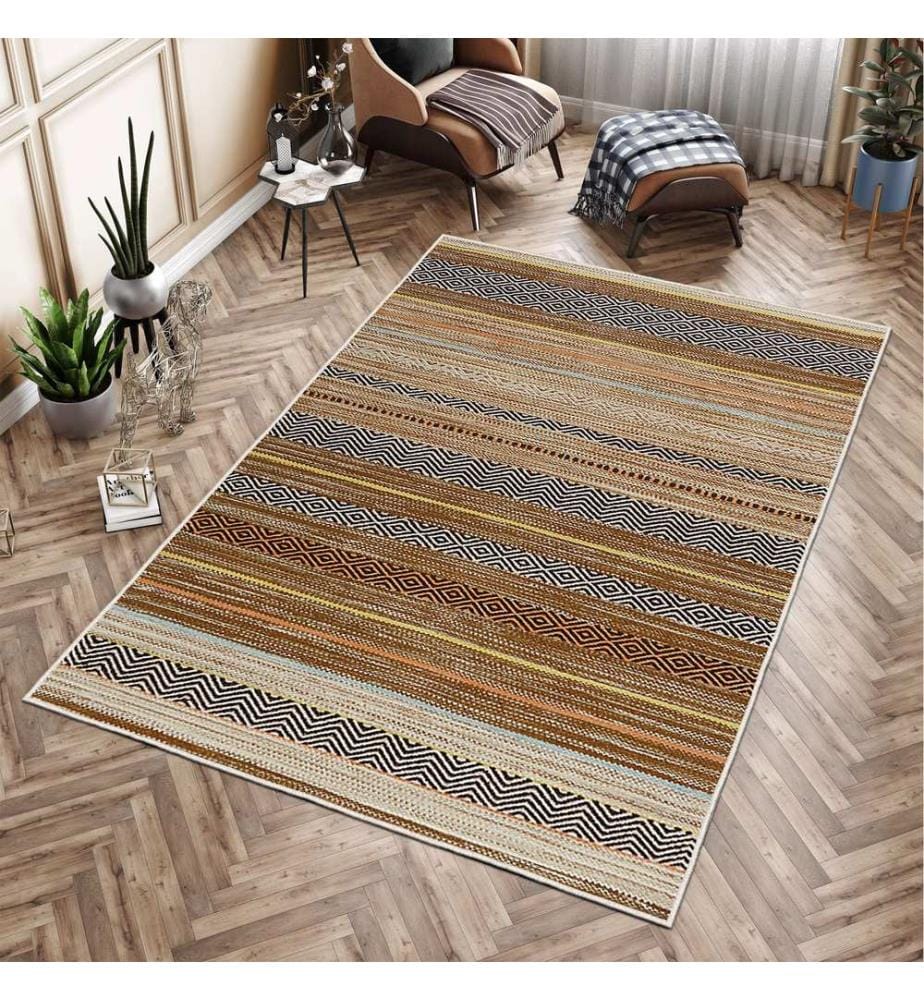 Teppich, Mehrfarbig, 100% Polyester, 50 x 80 cm