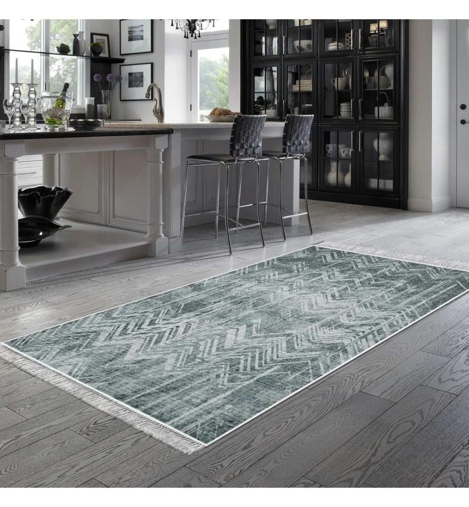 Tappeto, Verde, 100% poliestere, 160 x 230 cm