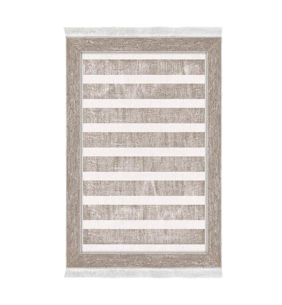 Teppich, Beige, 100% Polyester, 80 x 120 cm