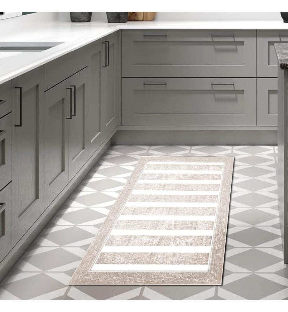 Tappeto, Beige, 100% poliestere, 160 x 230 cm