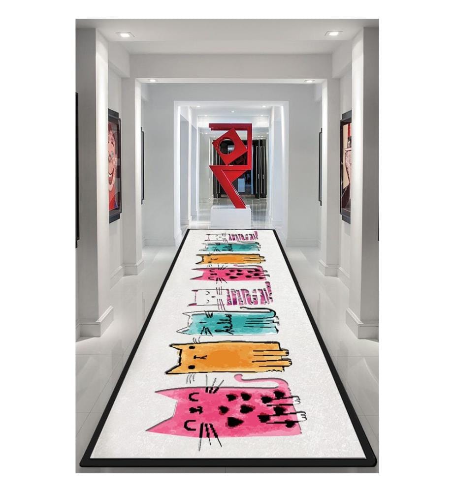Teppich, Mehrfarbig, 100% Polyester, 100 x 150 cm