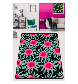 Teppich, 100 x 160, Mehrfarbig, 100 % POLYESTER