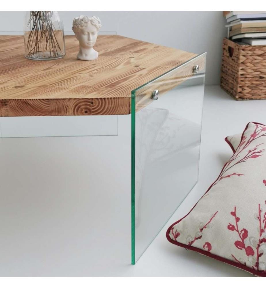 Coffee Table, Oak, Pine Solid Wood