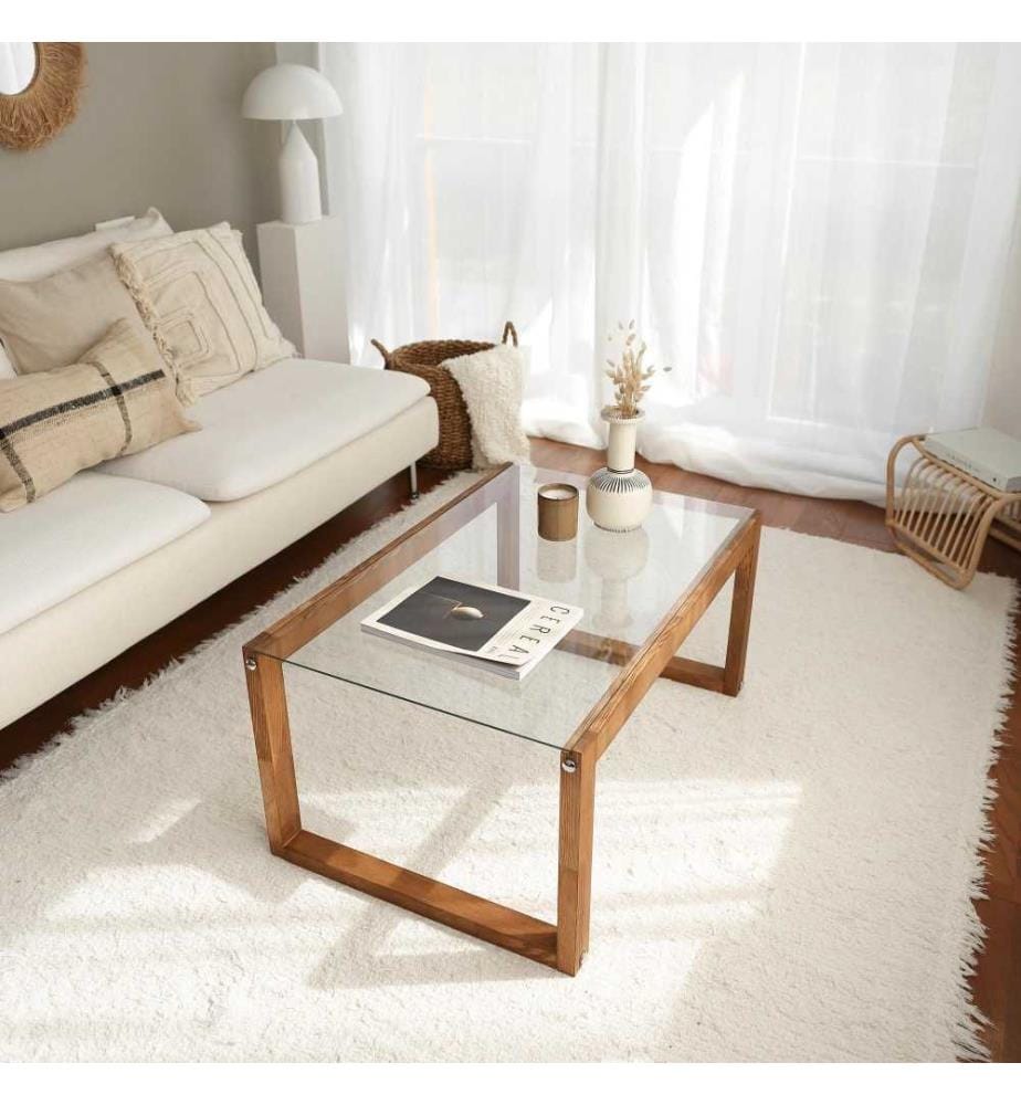 Table basse, bois, pin massif