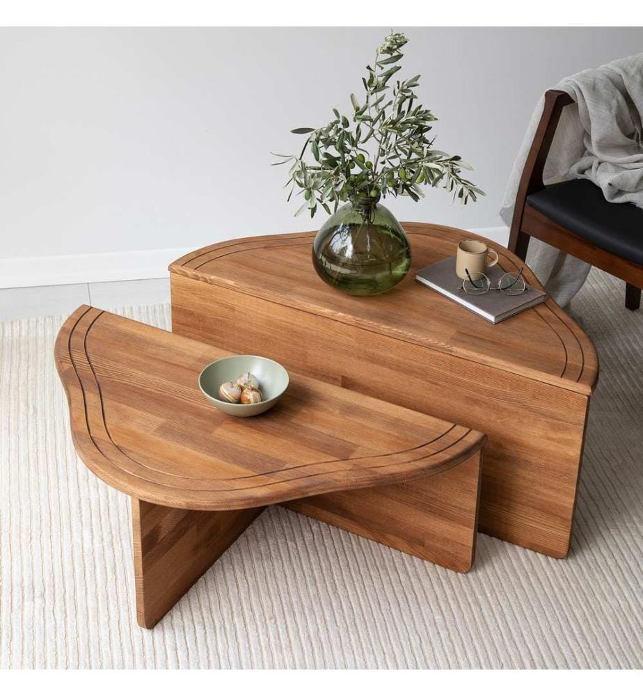 Table basse, châtaigne, bois massif