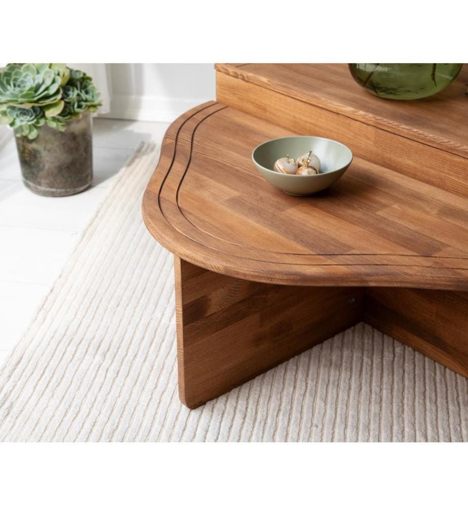 Table basse, châtaigne, bois massif