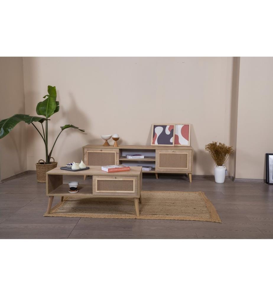 Couchtisch, Eiche, 100 % MELAMINBESCHICHTETE SPANPLATTE