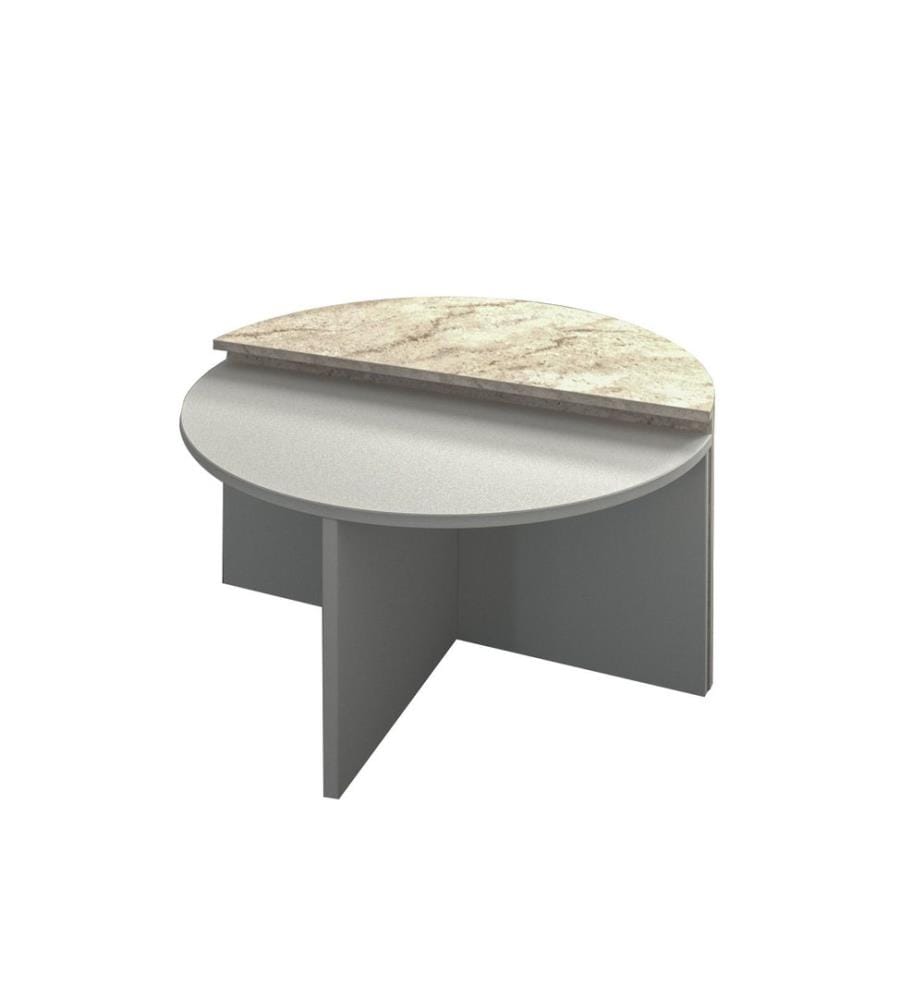 Couchtisch, grau, travertin, 100 % MELAMINBESCHICHTETE SPANPLATTE