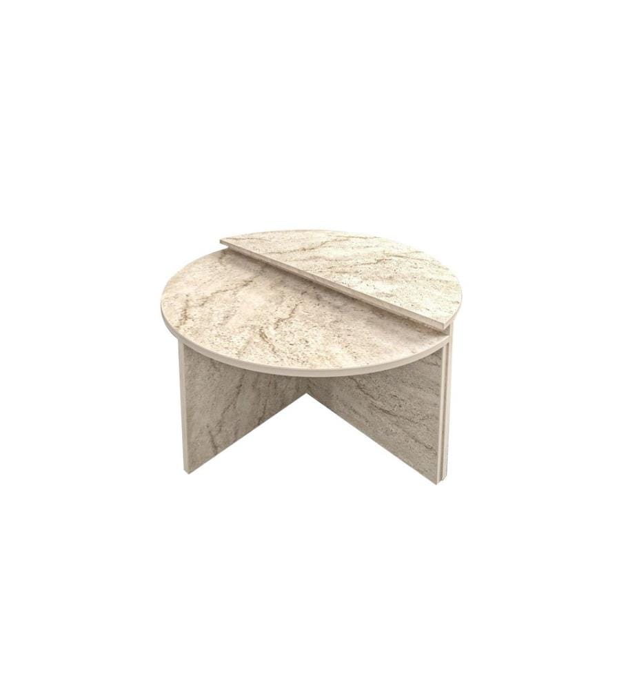 Couchtisch, Travertin, 100 % MELAMINBESCHICHTETE SPANPLATTE