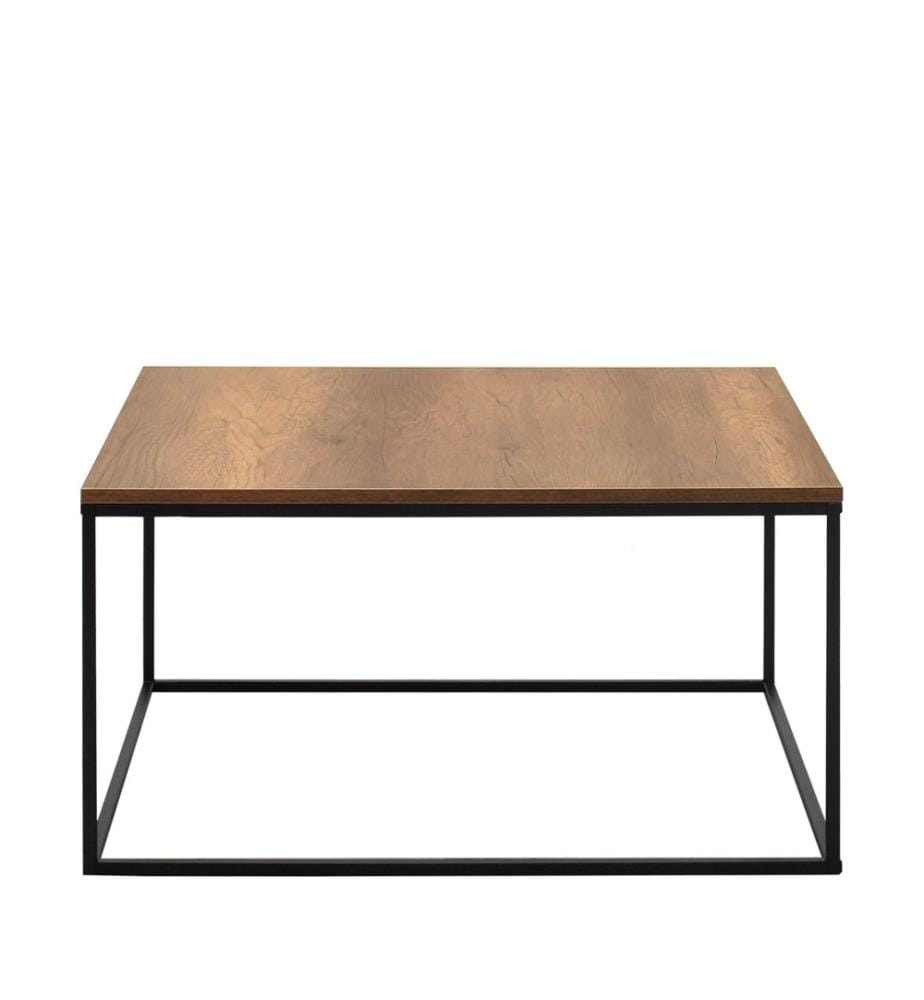 Table basse, noyer, panneau de particules mélaminé