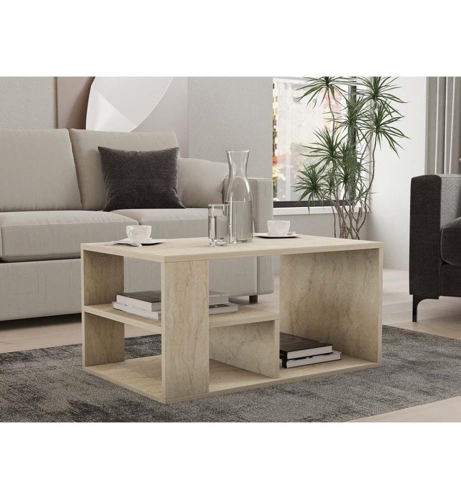Couchtisch, Travertin, 100 % MELAMINBESCHICHTETE SPANPLATTE