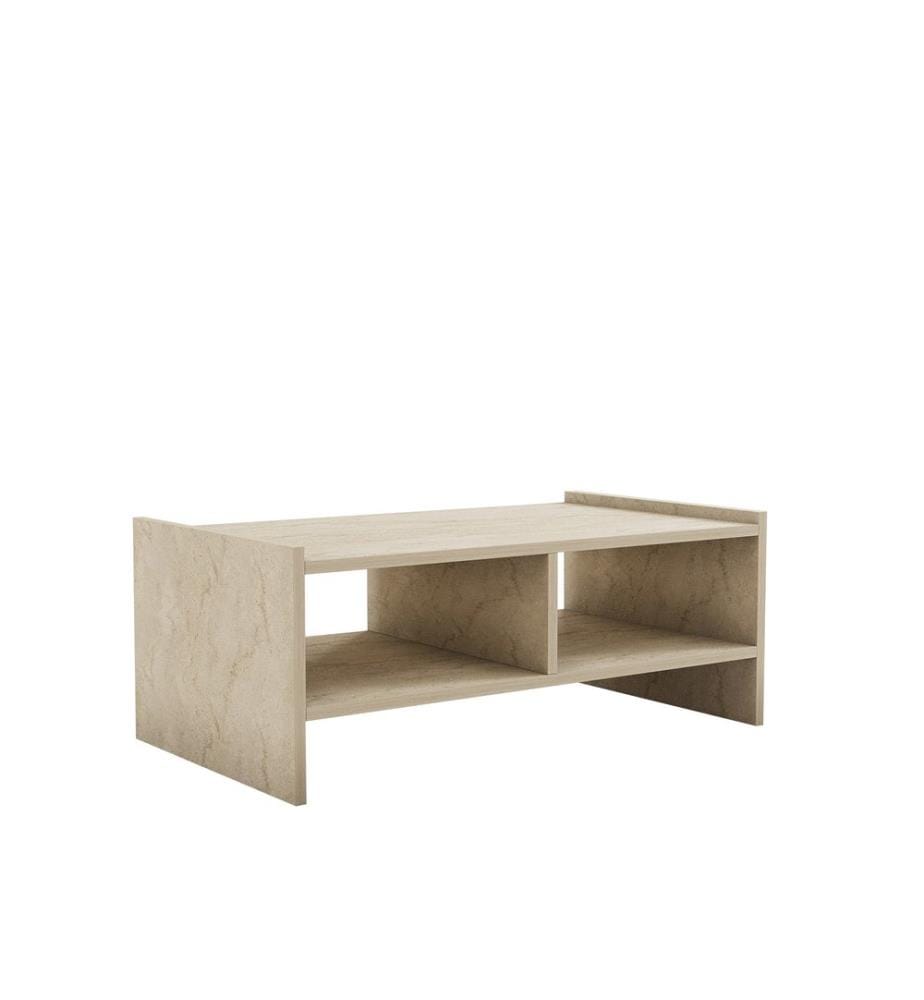 Couchtisch, Travertin, 100 % MELAMINBESCHICHTETE SPANPLATTE