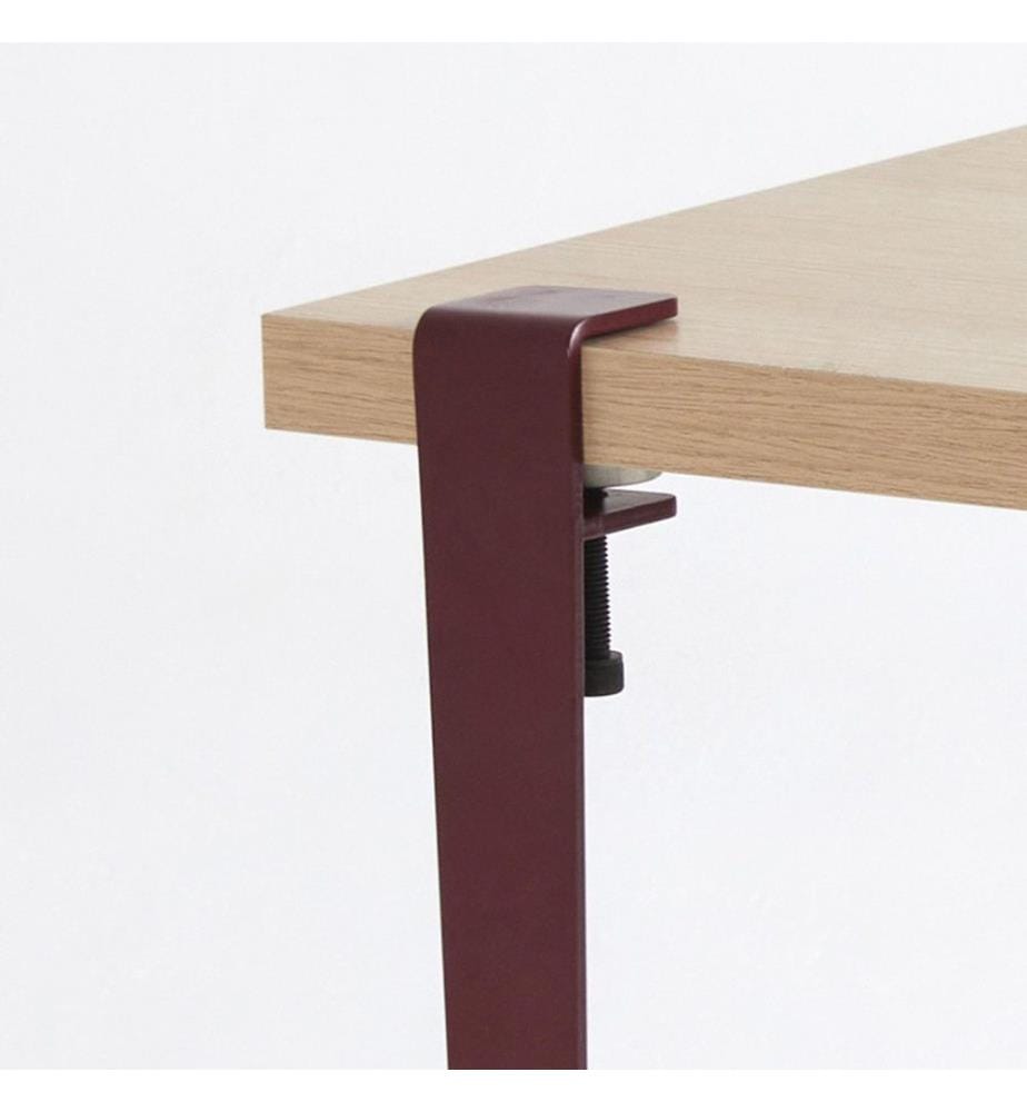 Table basse, bois, bourgogne, panneau de particules mélaminé