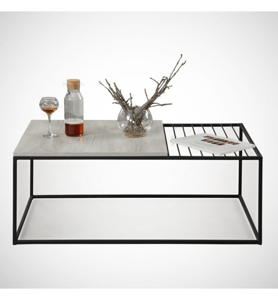 Table basse, chêne de mer, panneau de particules mélaminé