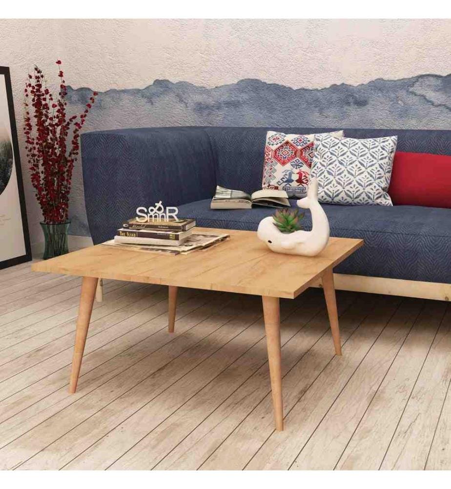 Table basse, chêne, panneau de particules mélaminé