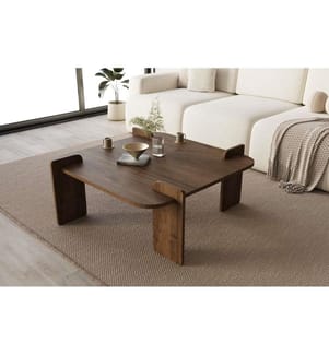 Couchtisch, Nussbaum, 100 % MELAMINBESCHICHTETE SPANPLATTE