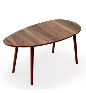 Couchtisch, Nussbaum, 100 % MDF