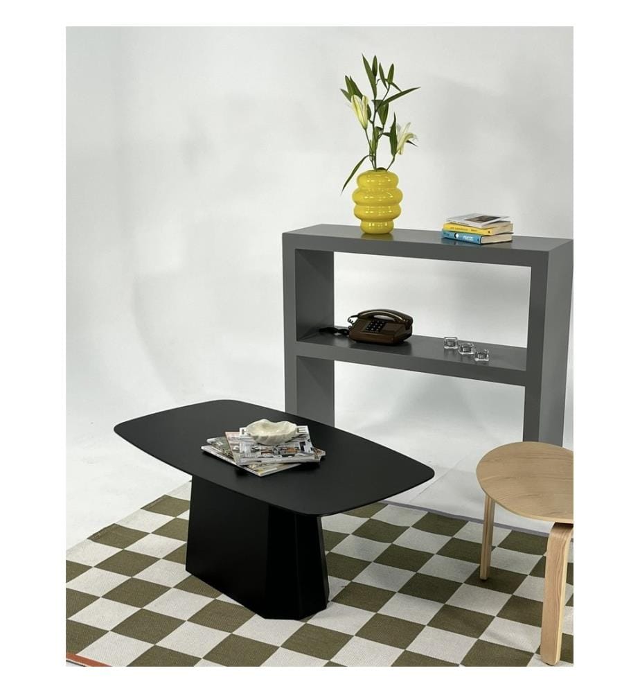 Couchtisch, schwarz, 100 % MDF