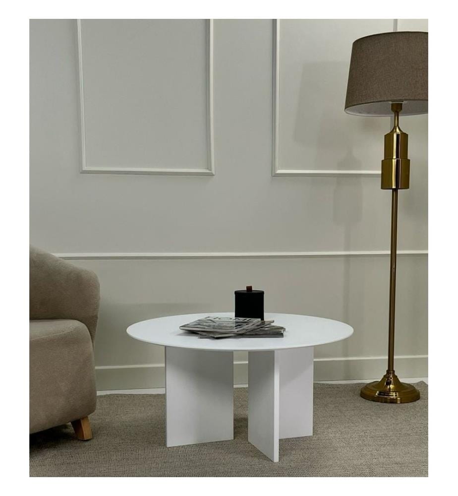 Table basse, blanche, 100 % MDF
