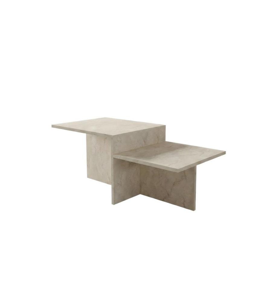 Couchtisch, Travertin, 100 % MELAMINBESCHICHTETE SPANPLATTE