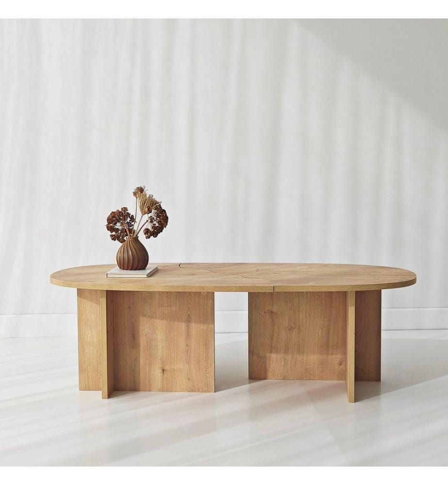 Couchtisch, Saphir-Eiche, Gestell: 100 % MELAMINBESCHICHTETE SPANPLATTE