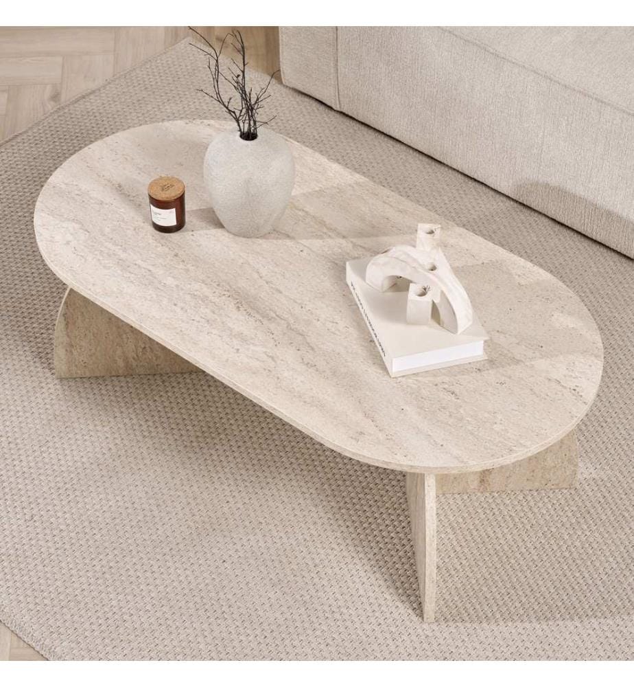Couchtisch, Travertin, 100 % MELAMINBESCHICHTETE SPANPLATTE