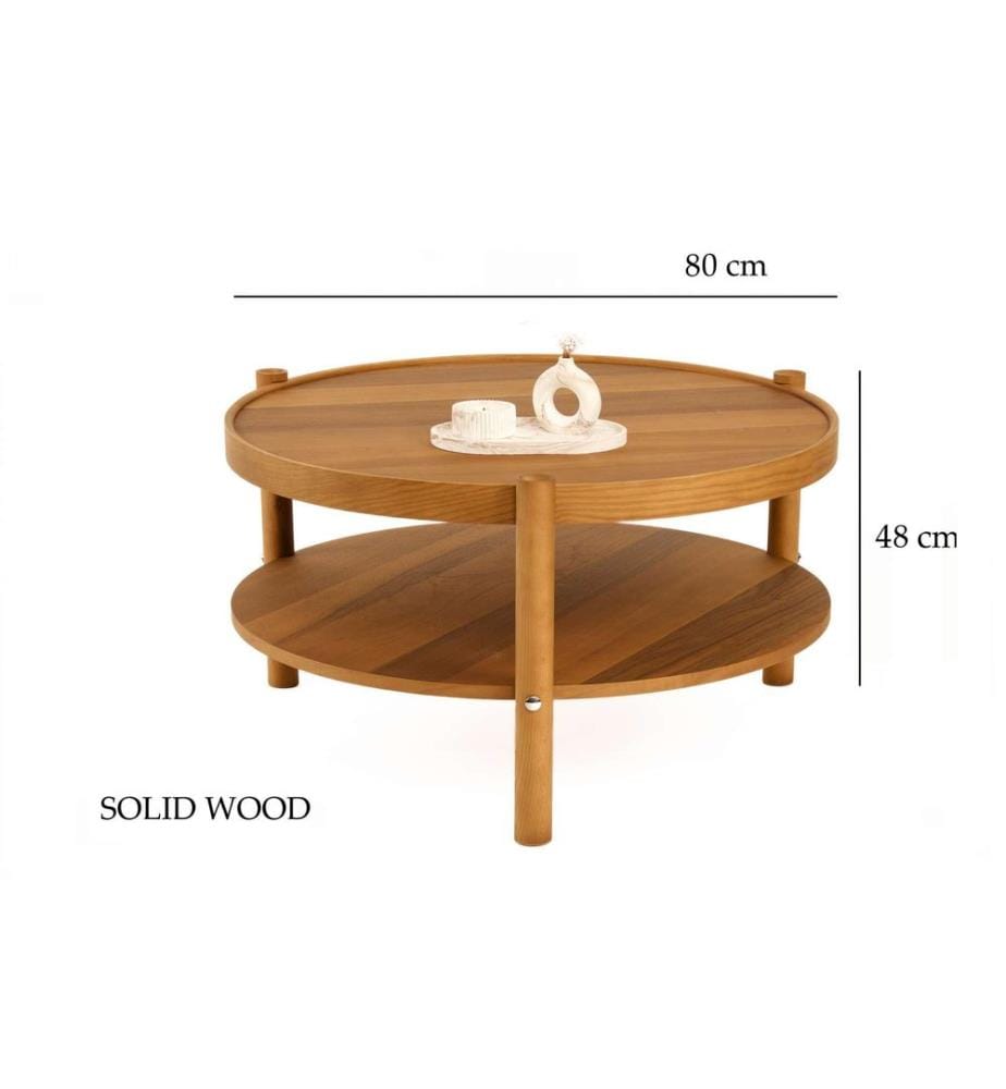 Table basse, noyer, 100 % BOIS MASSIF