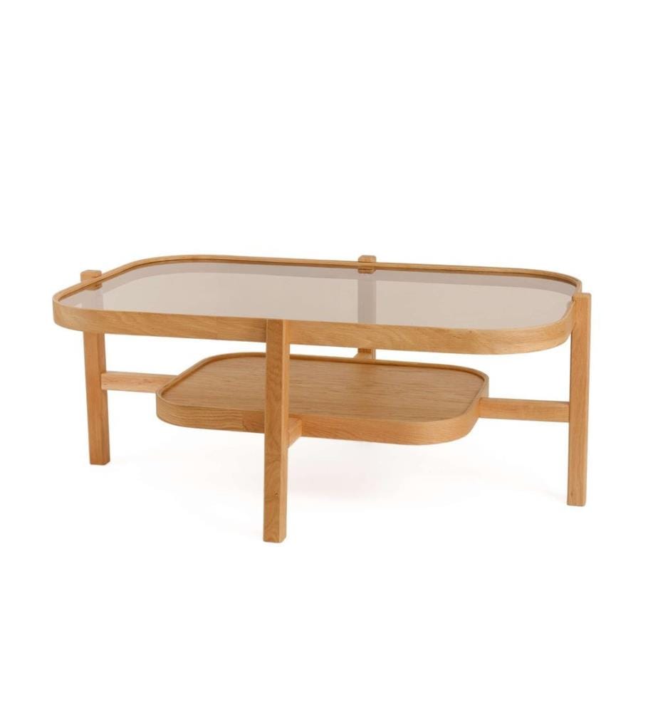 Tavolino, rovere, 100% LEGNO MASSELLO