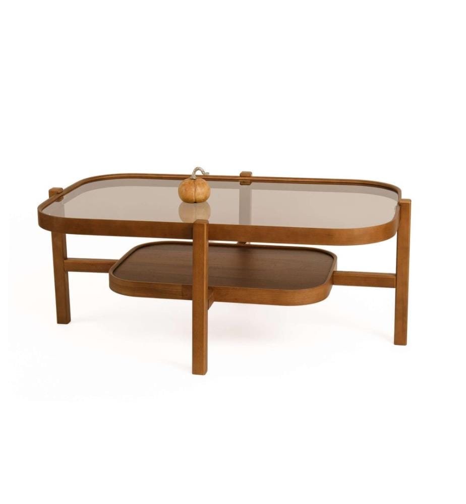 Table basse, noyer, 100 % BOIS MASSIF