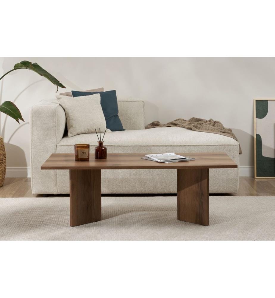 Couchtisch, Nussbaum, 100 % MELAMINBESCHICHTETE SPANPLATTE