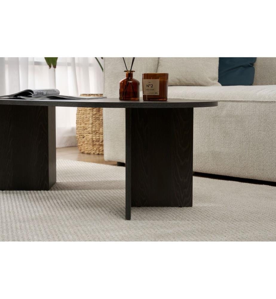 Couchtisch, Lumiere Black, 100 % MELAMINBESCHICHTETE SPANPLATTE