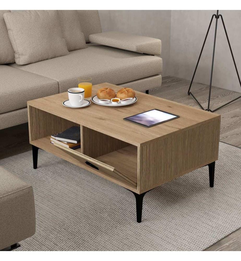 Couchtisch, Saphir-Eiche, 100 % MELAMINBESCHICHTETE SPANPLATTE