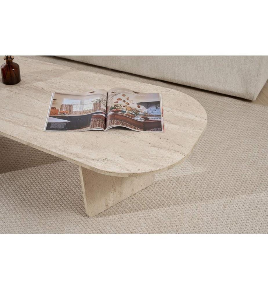 Couchtisch, Travertin, 100 % MELAMINBESCHICHTETE SPANPLATTE