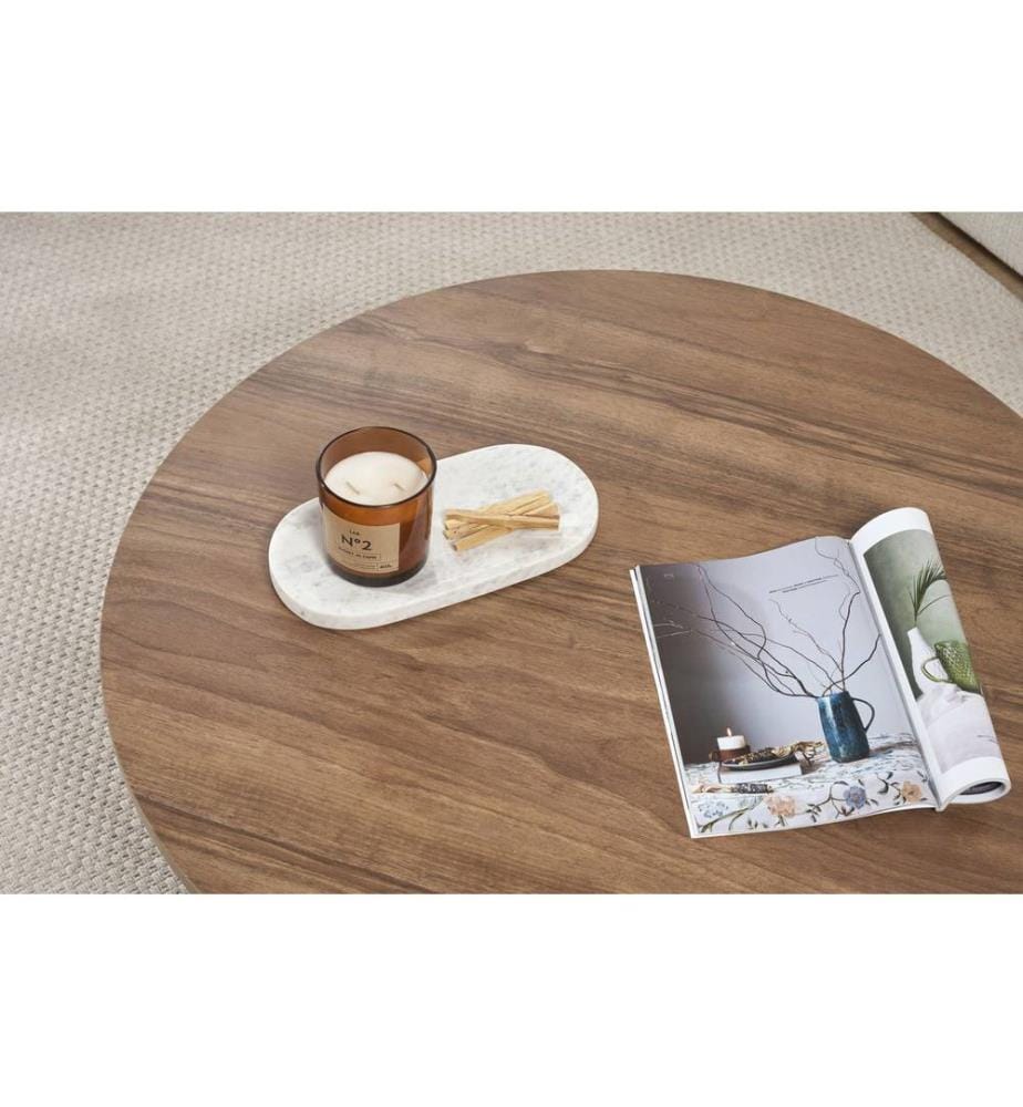 Couchtisch, Walnuss, 100 % MELAMINBESCHICHTETE SPANPLATTE