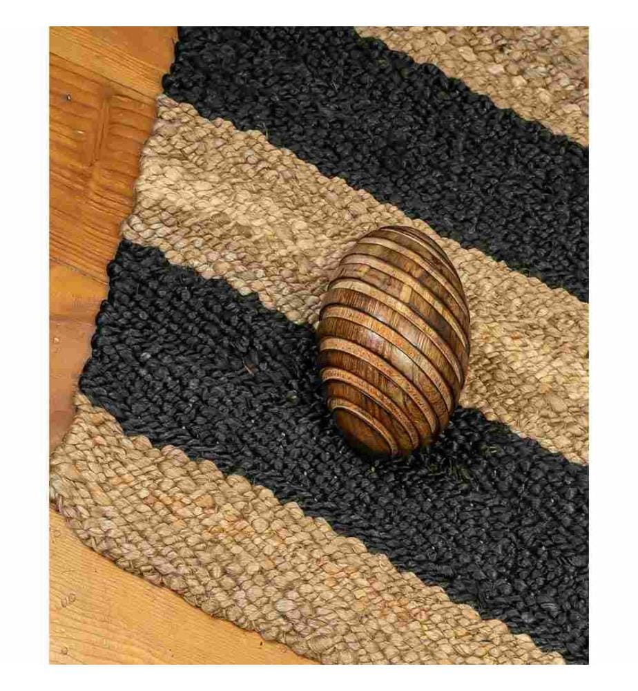 Tappeto, Beige, Nero, 100% iuta, 200 x 290 cm