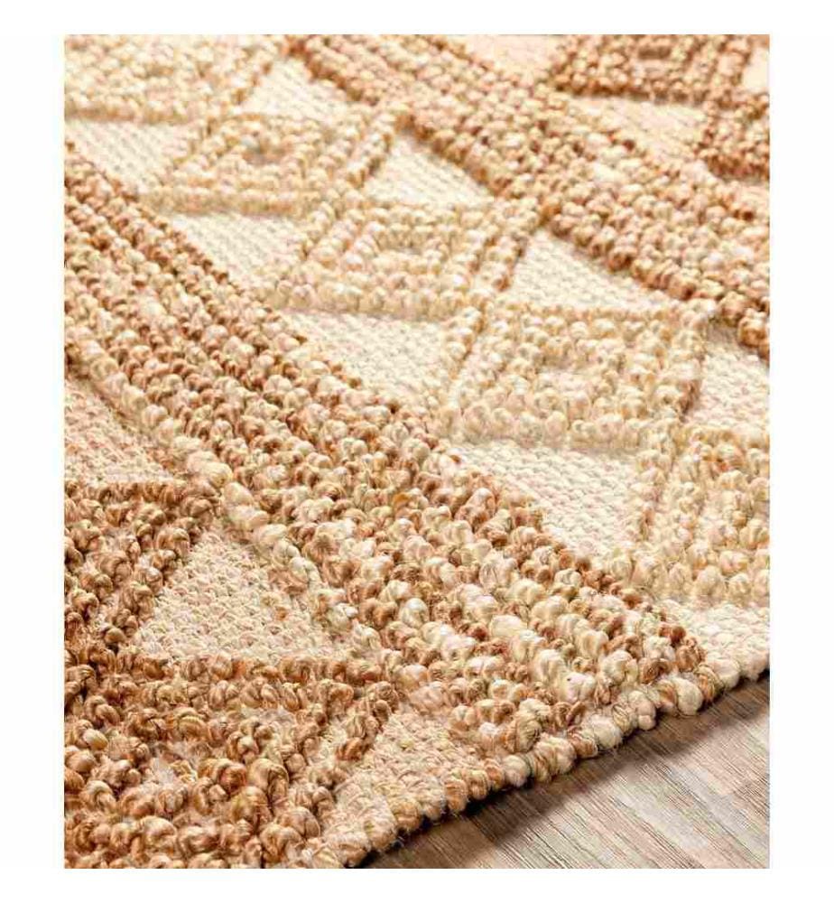 Carpet, 120 x 180, , Beige Camel, Jute, 2200 G-m²