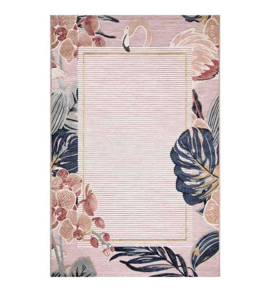Tappeto, Rosa, 100% poliestere, 78 x 150 cm