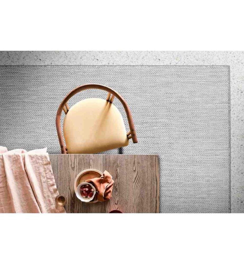 Teppichboden, Anthrazit, Weiss, 100% Sisal, 200 x 290 cm