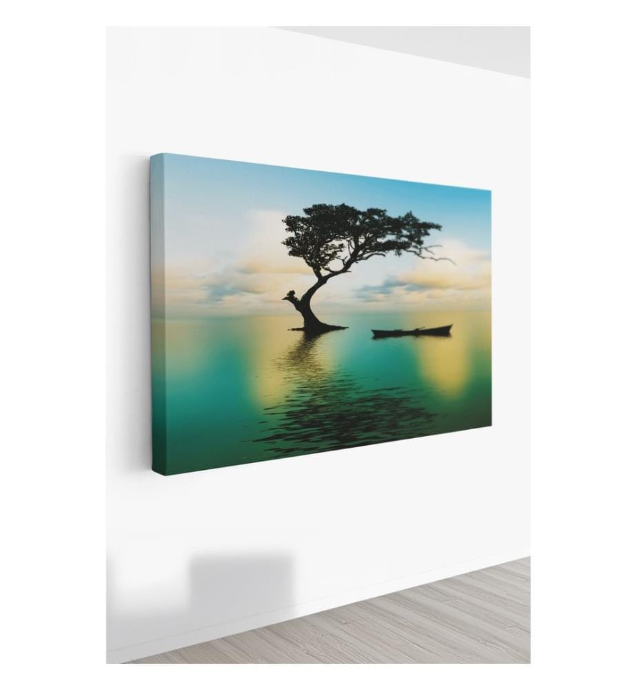Dekoratives Leinwandbild, mehrfarbig, 100 % LEINWAND