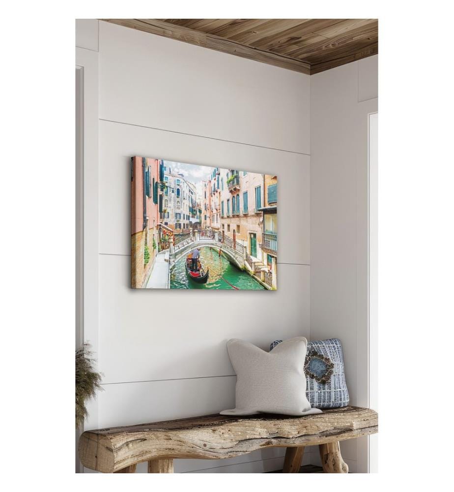 Dekoratives Leinwandbild, mehrfarbig, 100 % LEINWAND