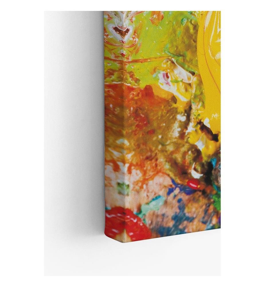 Dekoratives Leinwandbild, mehrfarbig, 100 % LEINWAND