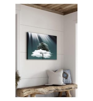 Dekoratives Leinwandbild, mehrfarbig, 100 % LEINWAND