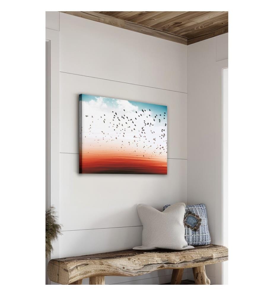 Dekoratives Leinwandbild, mehrfarbig, 100 % LEINWAND