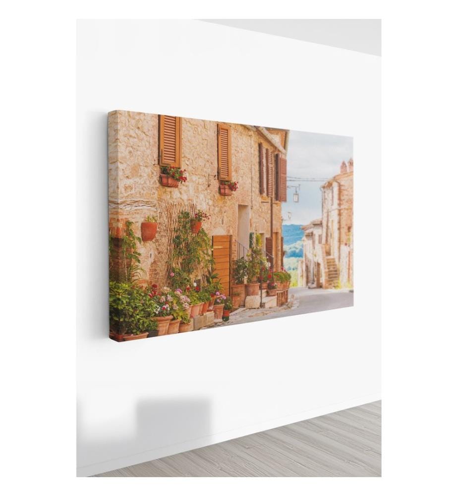 Dekoratives Leinwandbild, mehrfarbig, 100 % LEINWAND