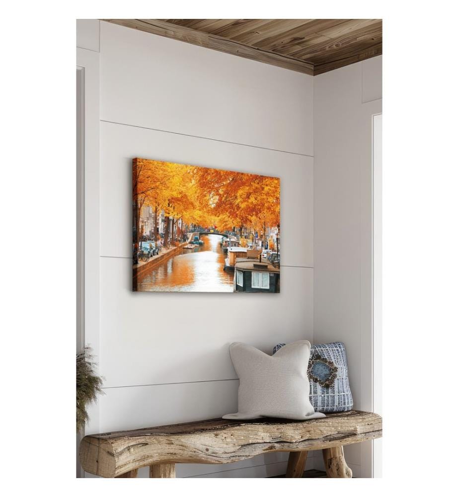 Dekoratives Leinwandbild, mehrfarbig, 100 % LEINWAND