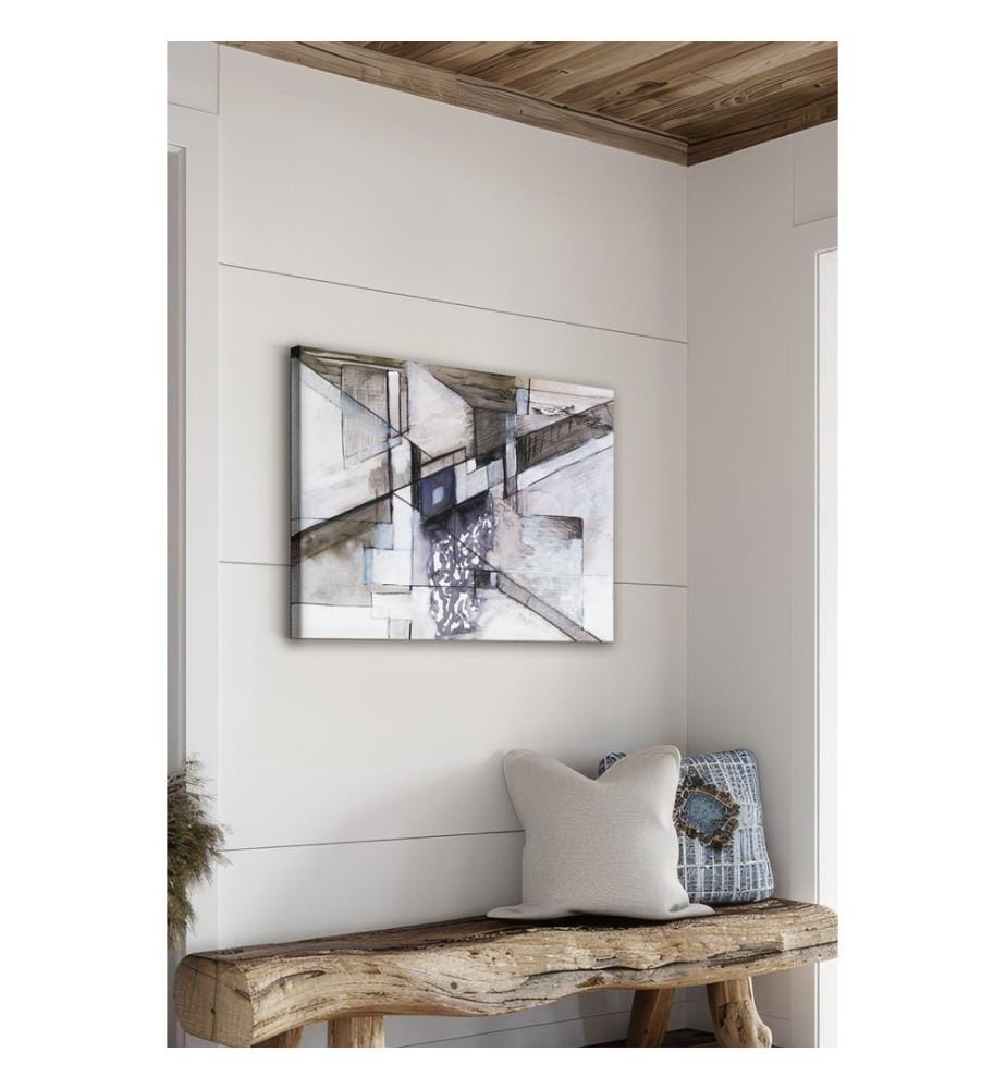 Dekoratives Leinwandbild, mehrfarbig, 100 % LEINWAND