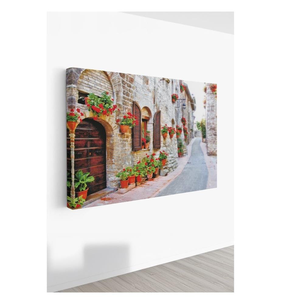 Dekoratives Leinwandbild, mehrfarbig, 100 % LEINWAND